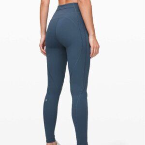 Lululemon Time To Sweat Tight 28" Code Blue size 5